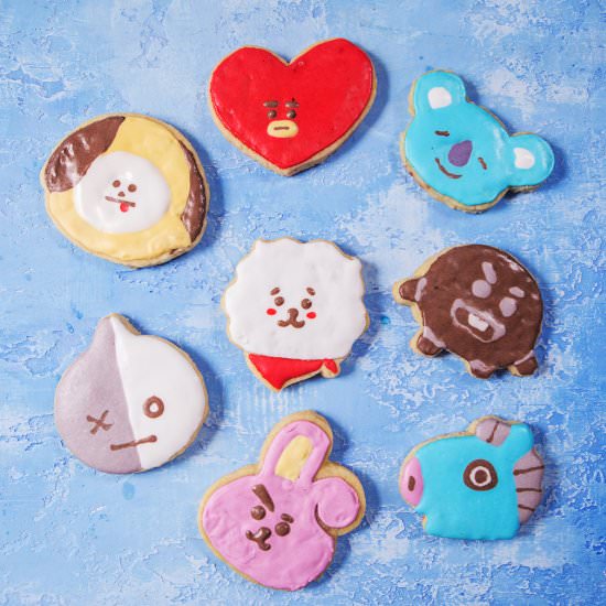 BTS BT21 Sugar Cookies