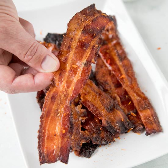 Ghost Pepper Candied Bacon