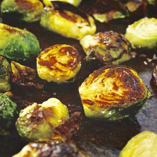 Easy Roasted Brussels Sprouts