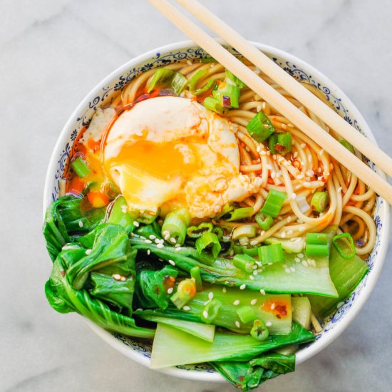 Miso Ramen with Bok Choy