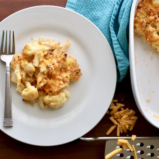 Cauliflower Macaroni and Cheese