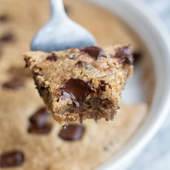 Gooey Chocolate Chip Cookie Skillet