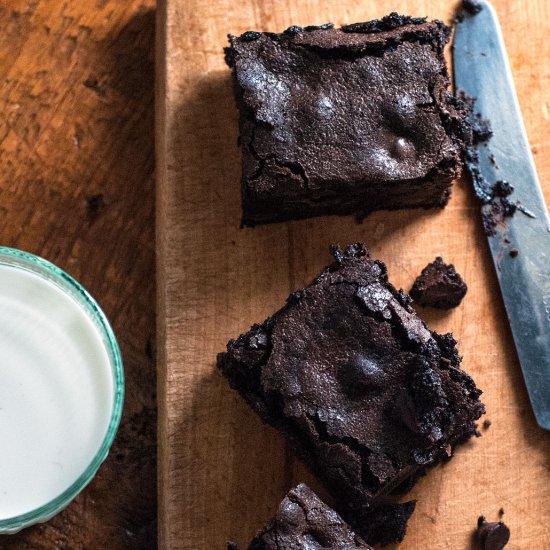 Dark Chocolate Espresso Brownies