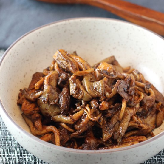 Miso mushrooms