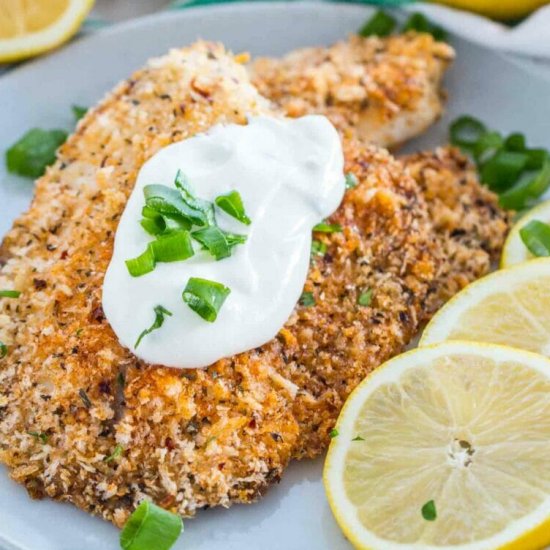 Crispy Oven Baked Tilapia