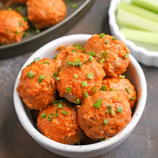 Paleo Buffalo Meatballs