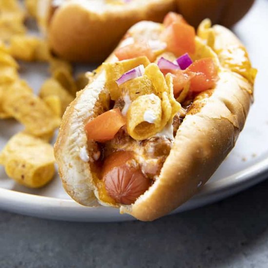 Frito Pie Chili Dogs