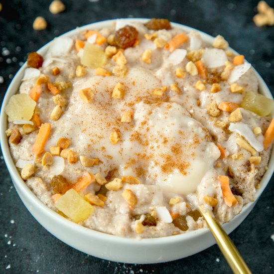 Keto Carrot Cake Oatmeal