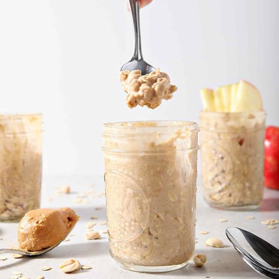 Peanut Butter Overnight Oats