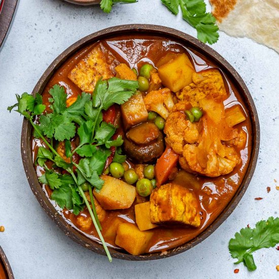 Vegan Tofu Cauliflower Tikka Masala