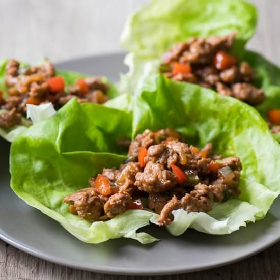 healthy turkey lettuce wraps