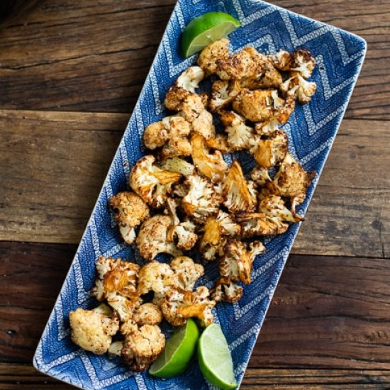 air fryer sriracha cauliflower