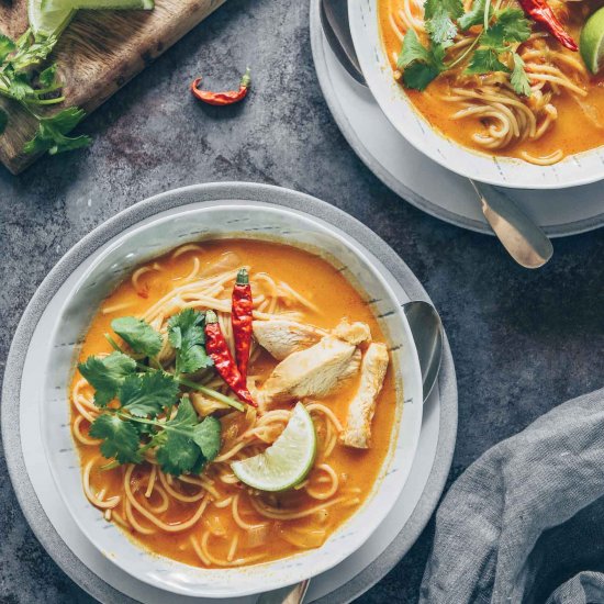 Thai-Style Coconut Curry Soup