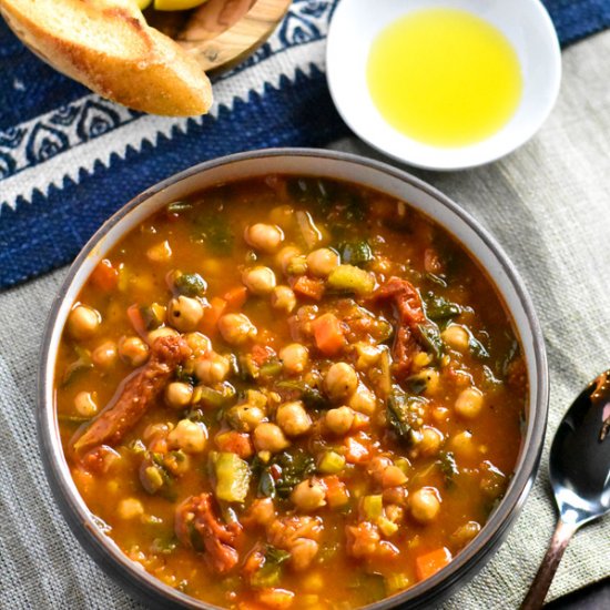 Moroccan Chickpea Soup