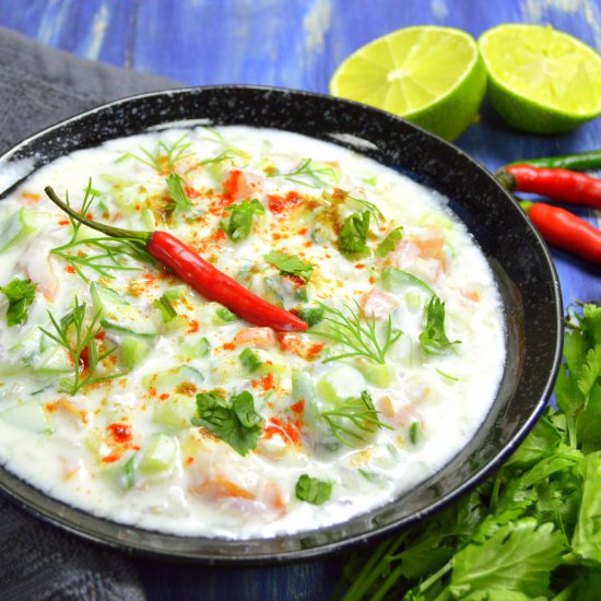 Spicy Raita (Yogurt Dip)