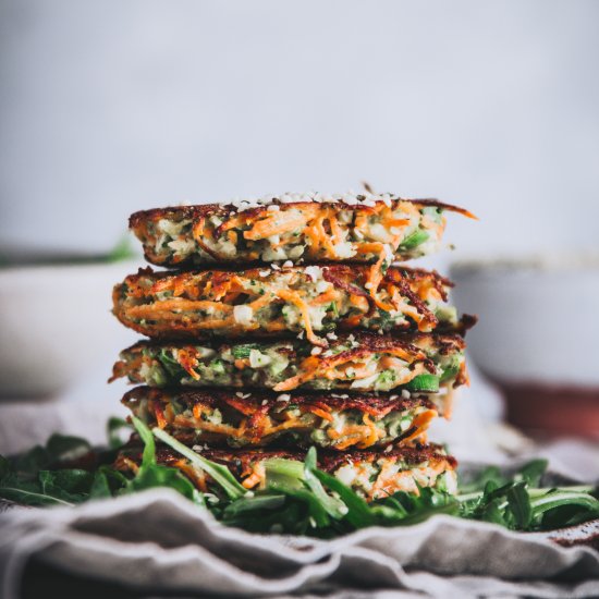 Broccoli & Sweet Potato Fritters