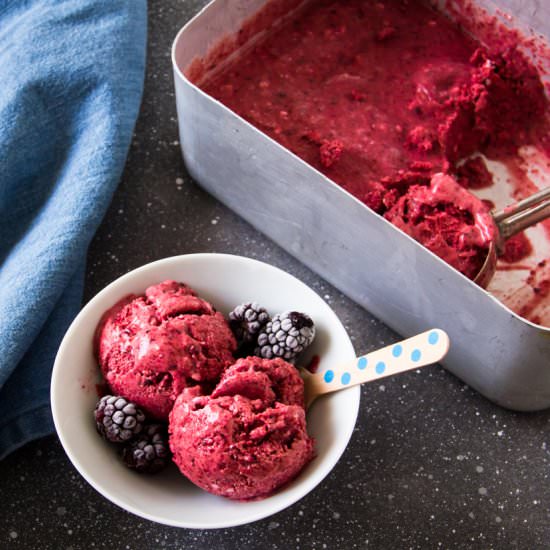 Vegan Berry Nice Cream