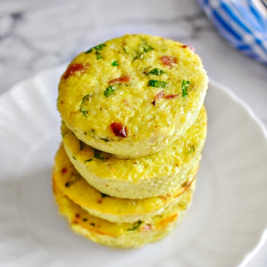 Turkey Spinach Cauliflower Muffin