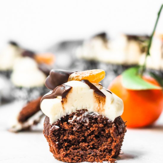 Chocolate orange cupcakes