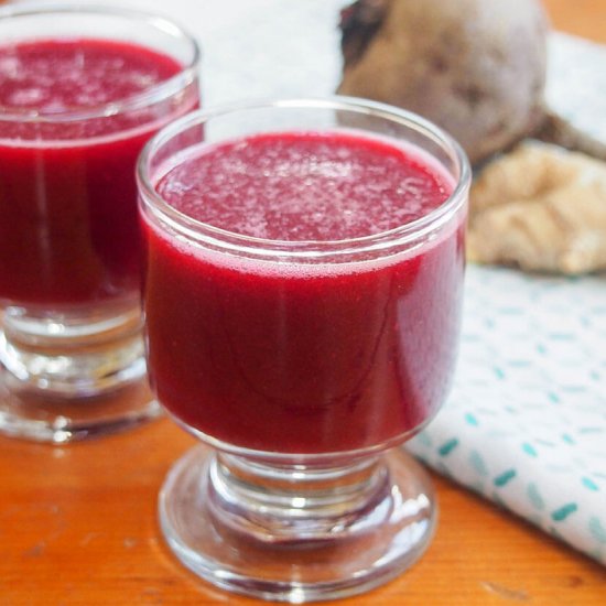 apple beet ginger juice