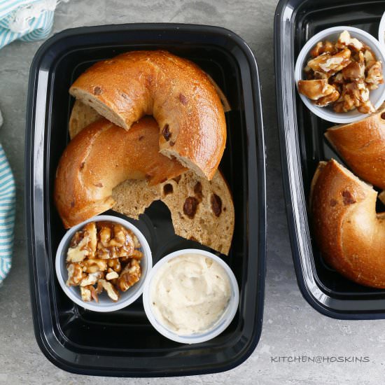 Bagels with Buttered Cream cheese