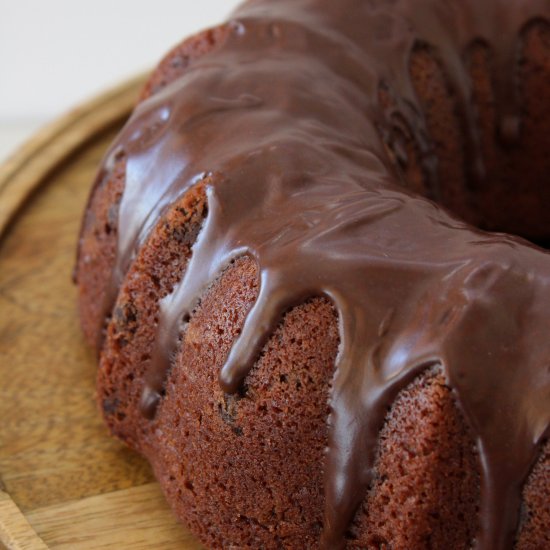 Triple Chocolate Bundt Cake