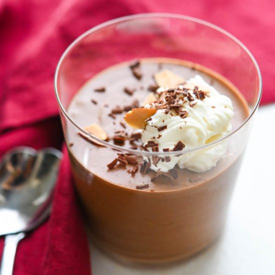 Luscious Amaretto Chocolate Mousse