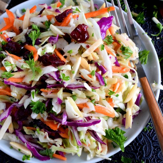 Easy Healthy Winter Coleslaw