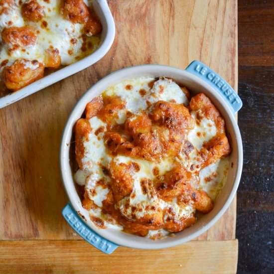 Tomato & Mozzarella Baked Gnocchi