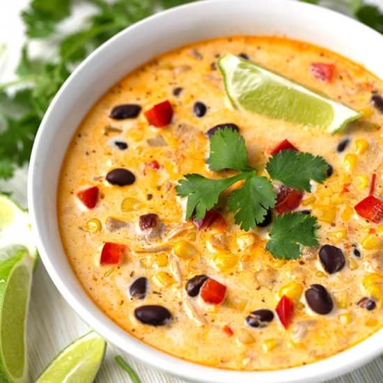 Crock Pot Mexican Corn Chicken Soup