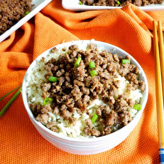 Paleo Korean Ground Beef