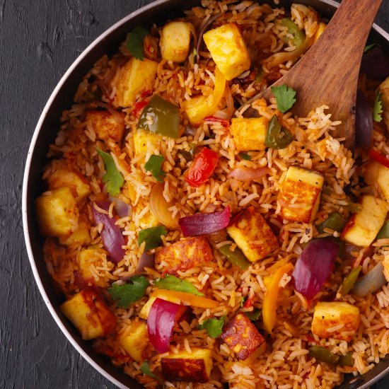 Butter Paneer Pulao Rice