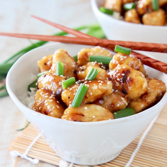 Gluten Free Chinese Honey Chicken