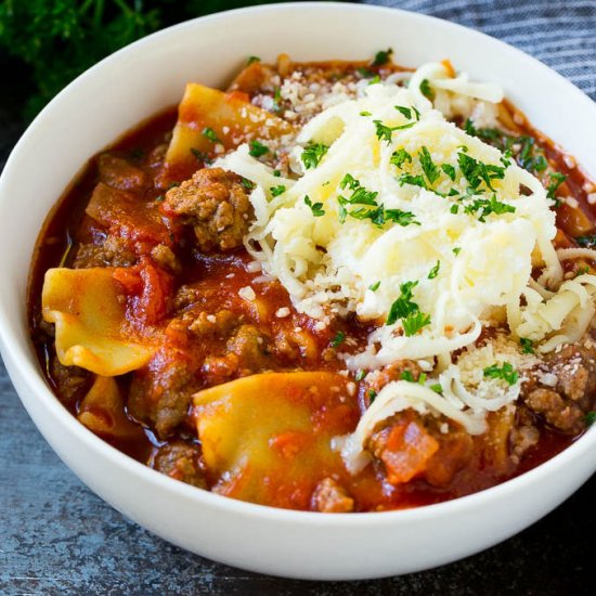 Lasagna Soup