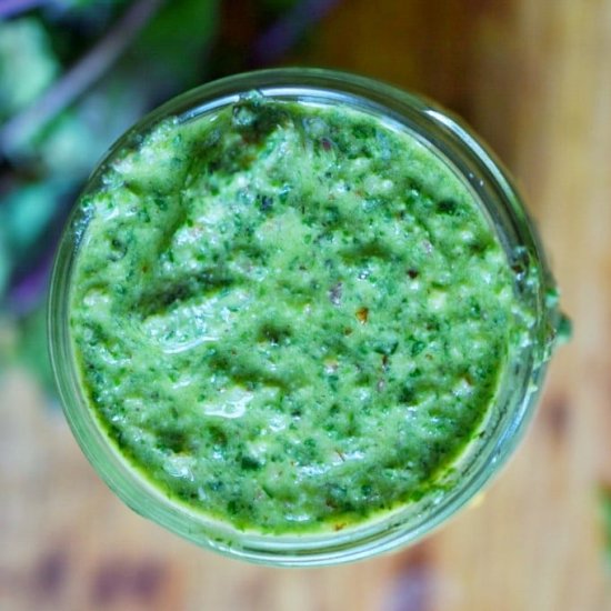 Pesto-Churri Super Green Sauce