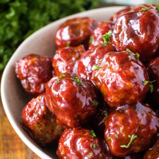 BBQ Smoked Meatballs