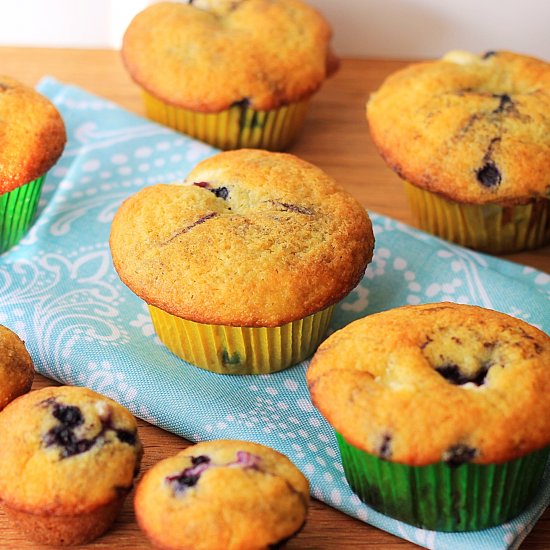 wild berry & cream cheese muffins