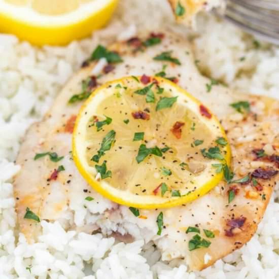 Baked Lemon Garlic Tilapia