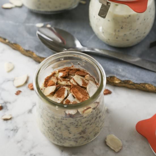 Eggnog Overnight Oats