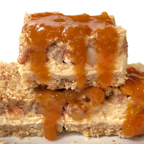 Apple Cheesecake Bars