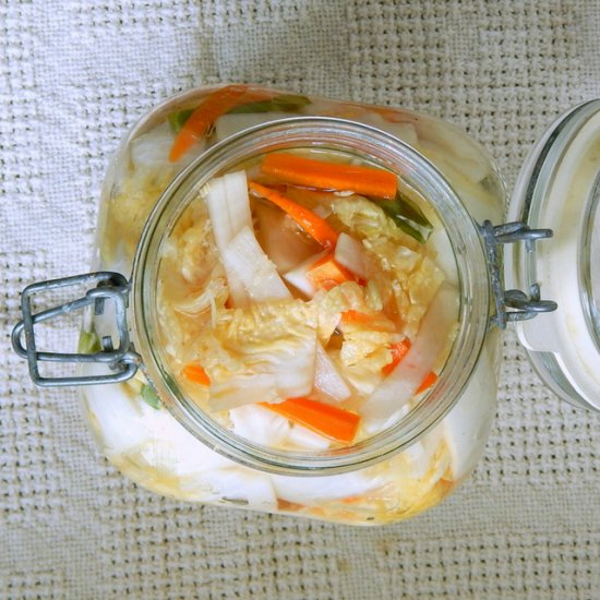 Easy Vegetarian Kimchi