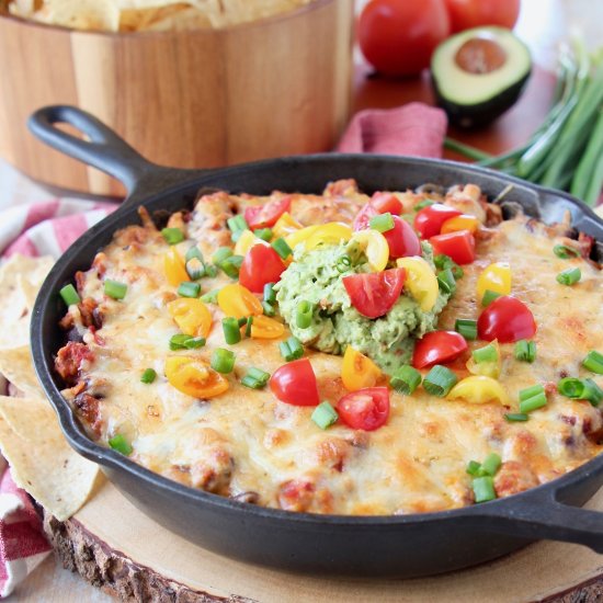 Cheesy Baked Taco Dip