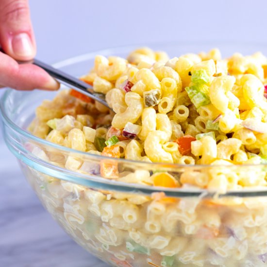 Perfect Creamy Macaroni Pasta Salad