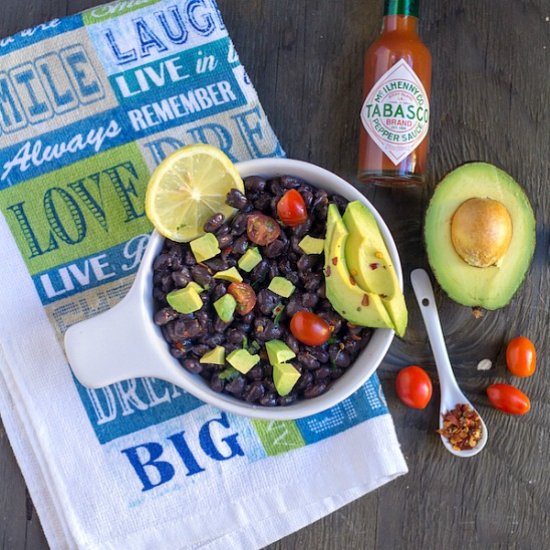 Instant Pot Black Bean Taco Salad