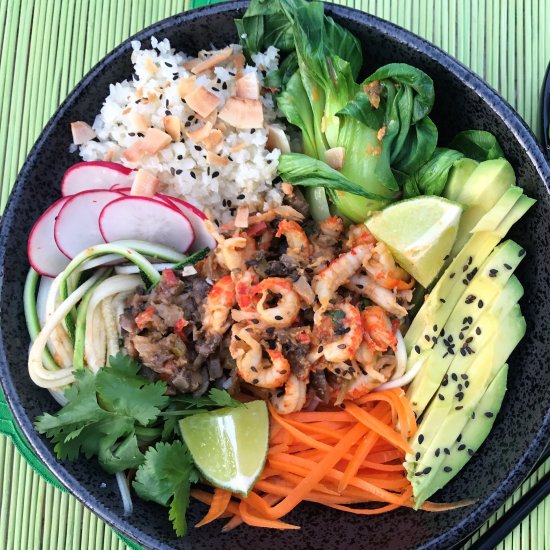 Coconut Thai Crawfish Bowl