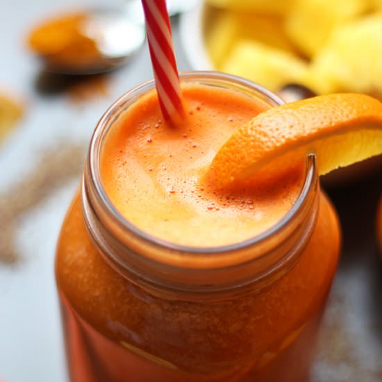 Carrot Orange Pineapple Detox Juice