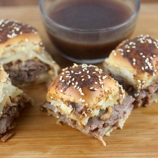 roast beef sliders