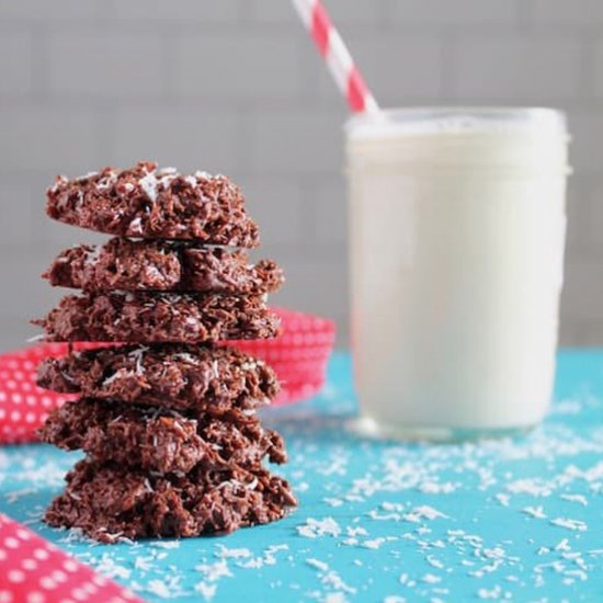 Easy Chocolate Coconut Haystacks