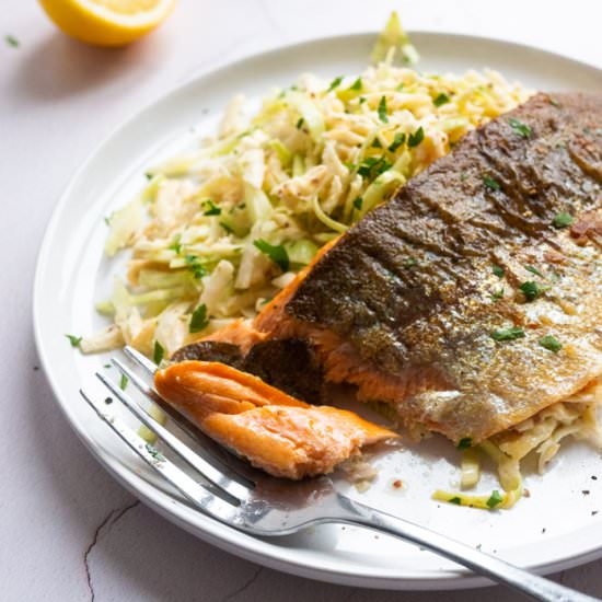 Vegetable Remoulade With Trout