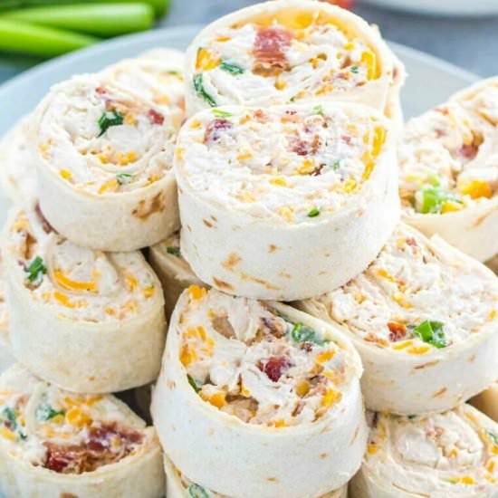 Bacon Cheddar Ranch Pinwheels